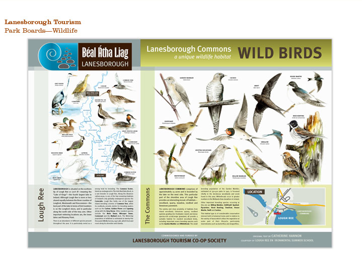 Lanesborough Tourism, Park Boards (Wildlife) Lanesborough Tourism, Park Boards (Wildlife)