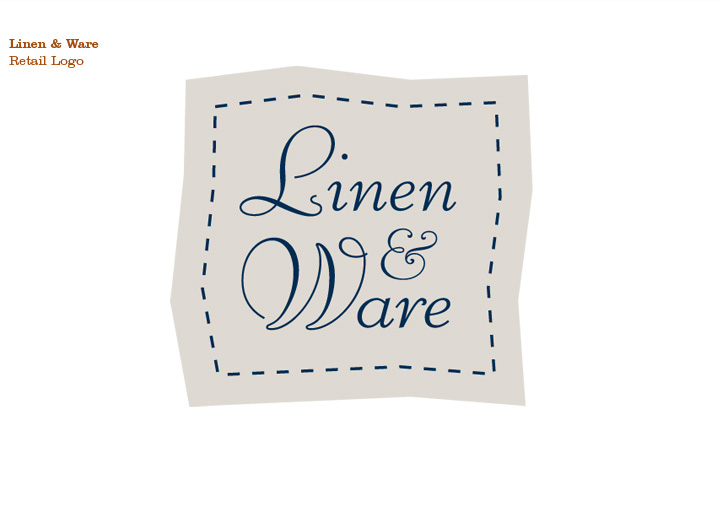 Linen & Ware, Retail Logo Linen & Ware, Retail Logo