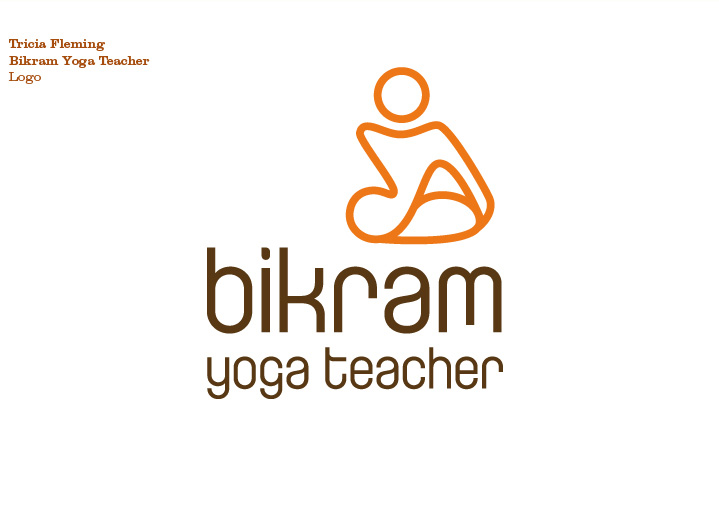 Tricia Fleming, Bikram Yoga Teacher, Logo Tricia Fleming, Bikram Yoga Teacher, Logo