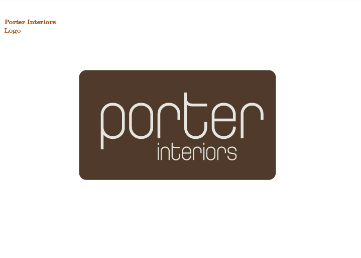 Porter Interiors, Logo Porter Interiors, Logo