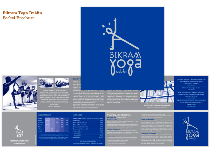Bikram Yoga Dublin - Pocket Brochure Bikram Yoga Dublin - Pocket Brochure