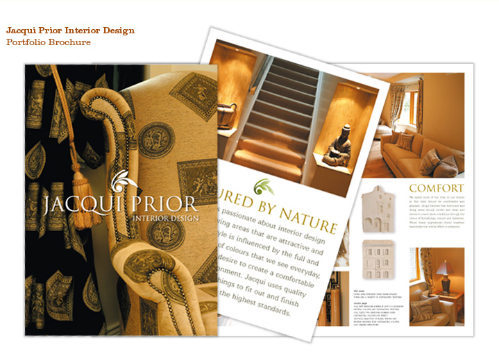 Jacqui Prior Interior Design - Portfolio Brochure