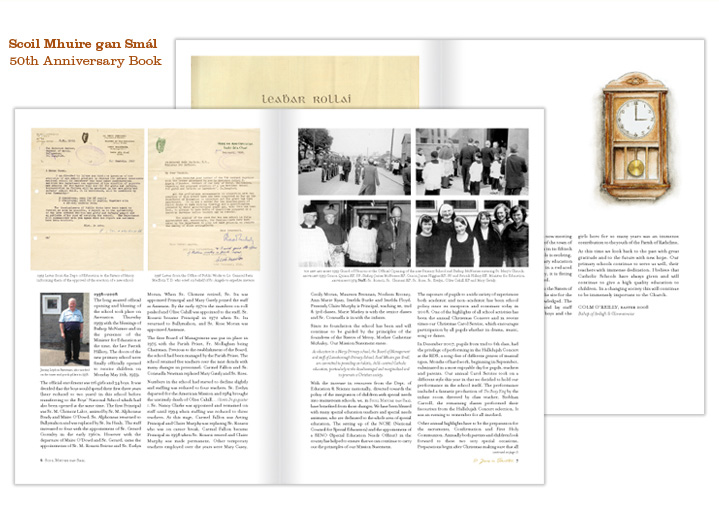 Scoil Mhuire gan Smál - 50th Anniversary Book Scoil Mhuire gan Smál - 50th Anniversary Book